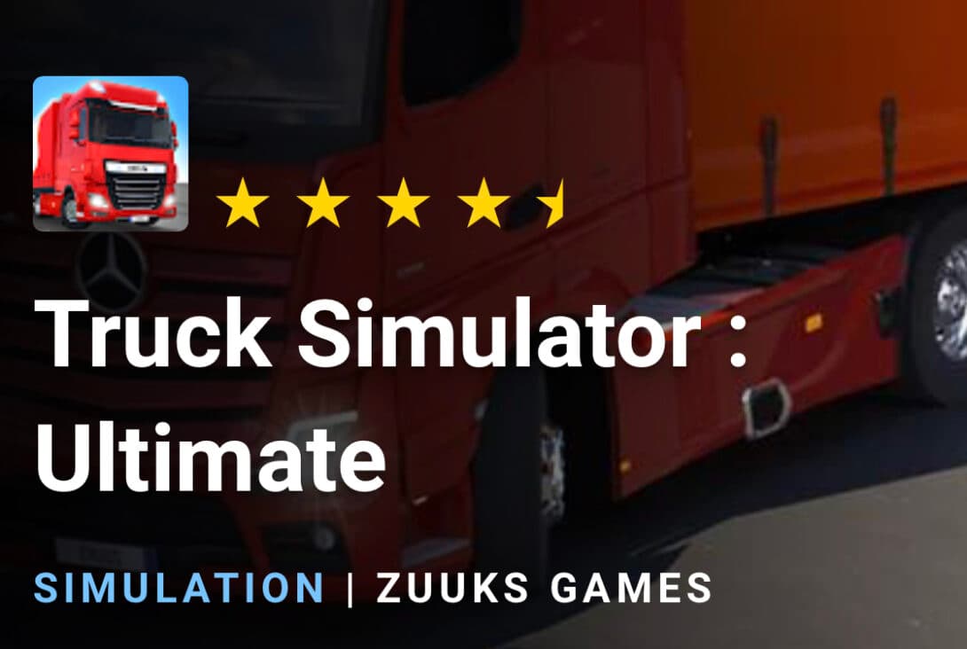 Truck Simulator: Ultimate logo and illustration