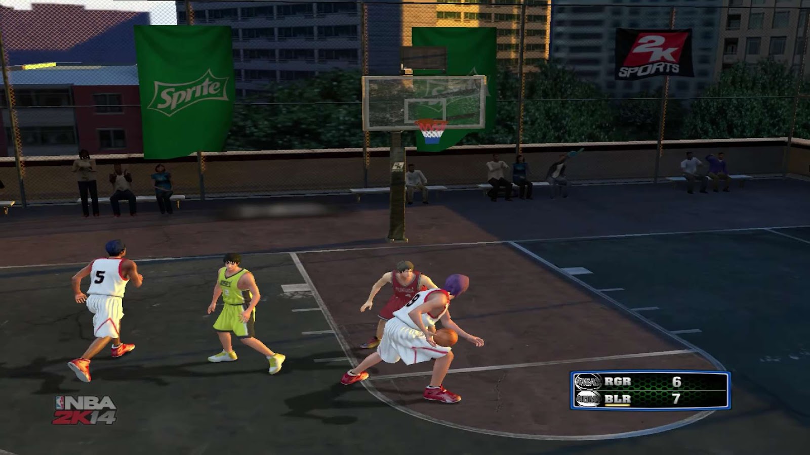 Part of NBA 2K14 game